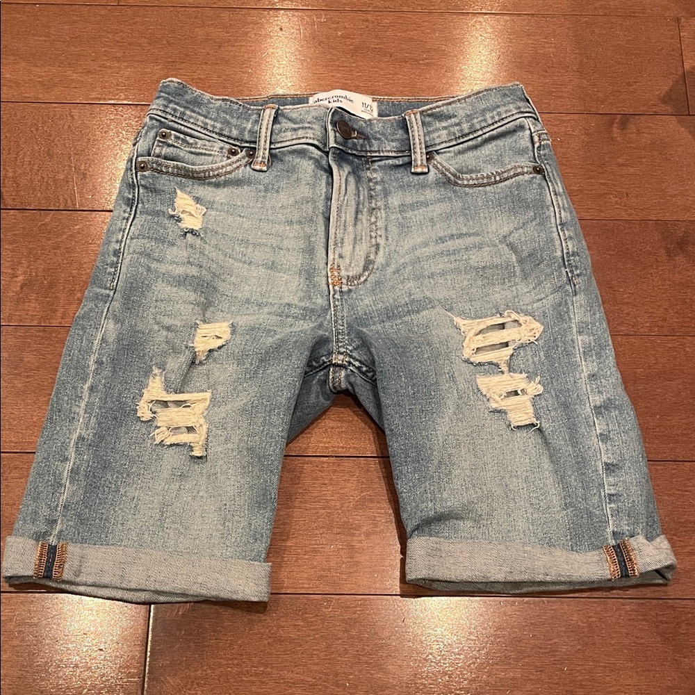 Abercrombie Kids Blue Denim Shorts